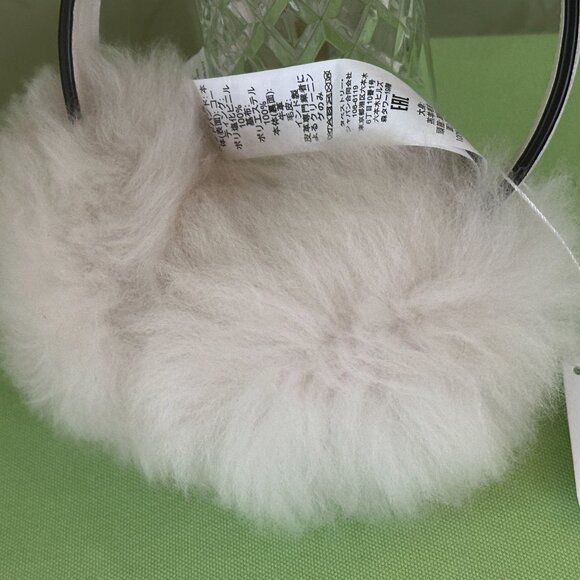 COACH SHEARLING  EARMUFFS:NWT  OFF WHITE  CCL09 main image 11